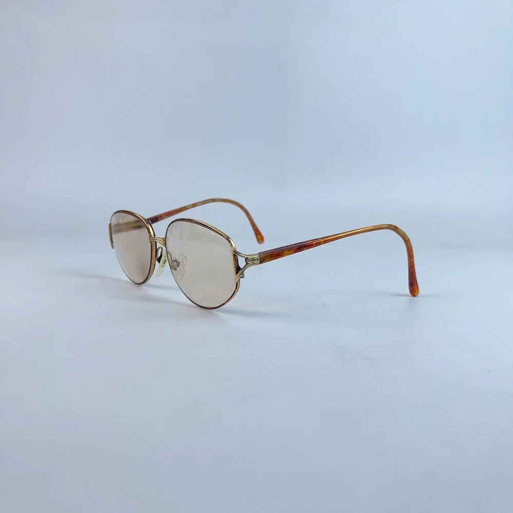Christian Dior 285941‎ Women's Eyeglasses Brown Plastic Full Rim 56-15-135 mm